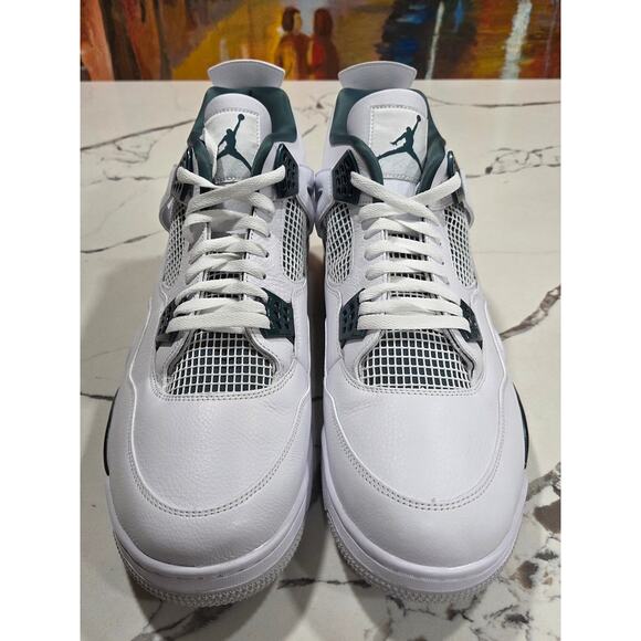 RARE Nike Air Jordan IV 4 Retro Oxidized Green Size 18 Men\'s FQ8138-103 main image 9
